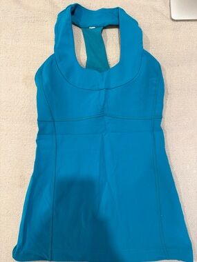 lululemon athletica Teal Halter Tank Top